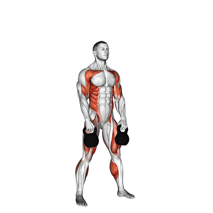 kettlebell double snatch