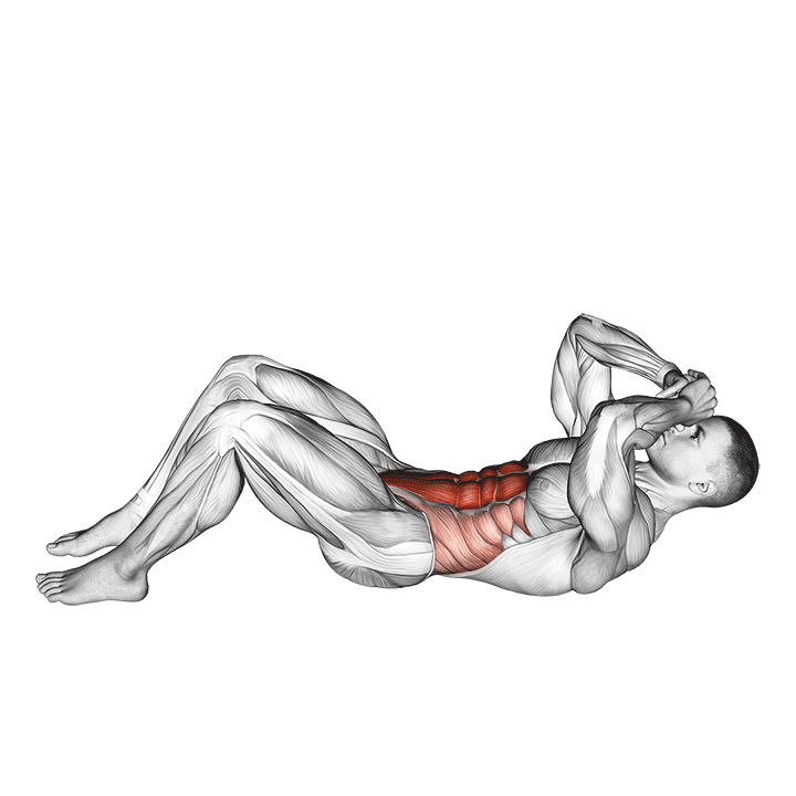 3/4 sit-up demonstration