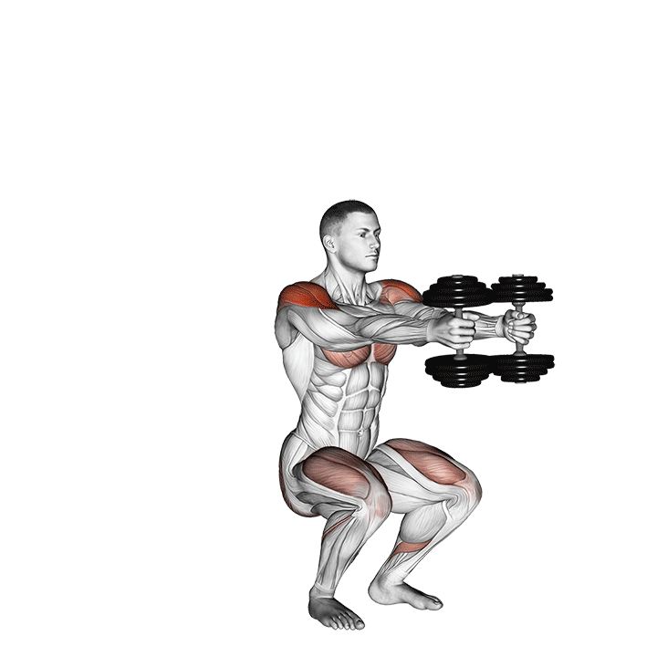dumbbell iron cross demonstration