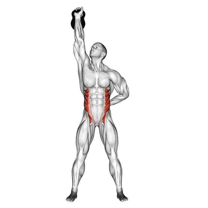 kettlebell advanced windmill demonstration