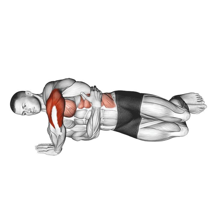 side push-up demonstration
