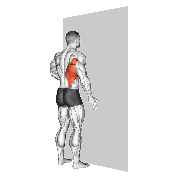 one arm against wall demonstration