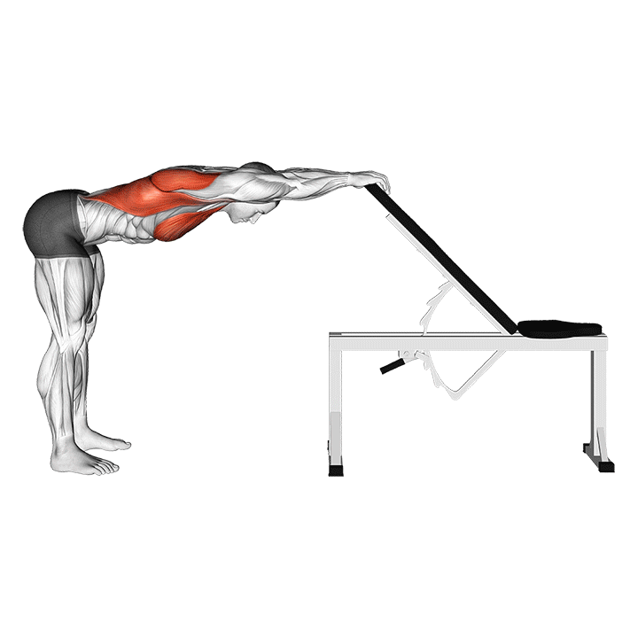 back pec stretch demonstration