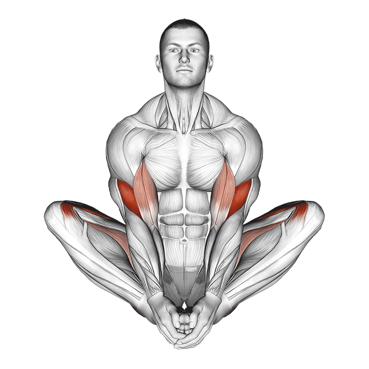 butterfly yoga pose demonstration