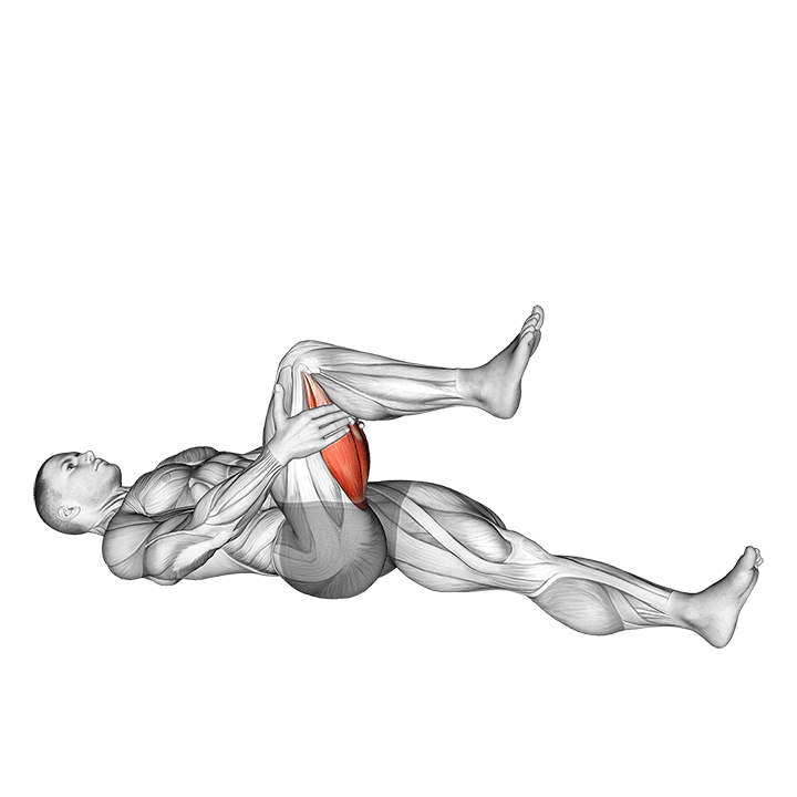 hamstring stretch demonstration