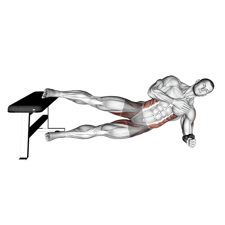 side plank hip adduction demonstration