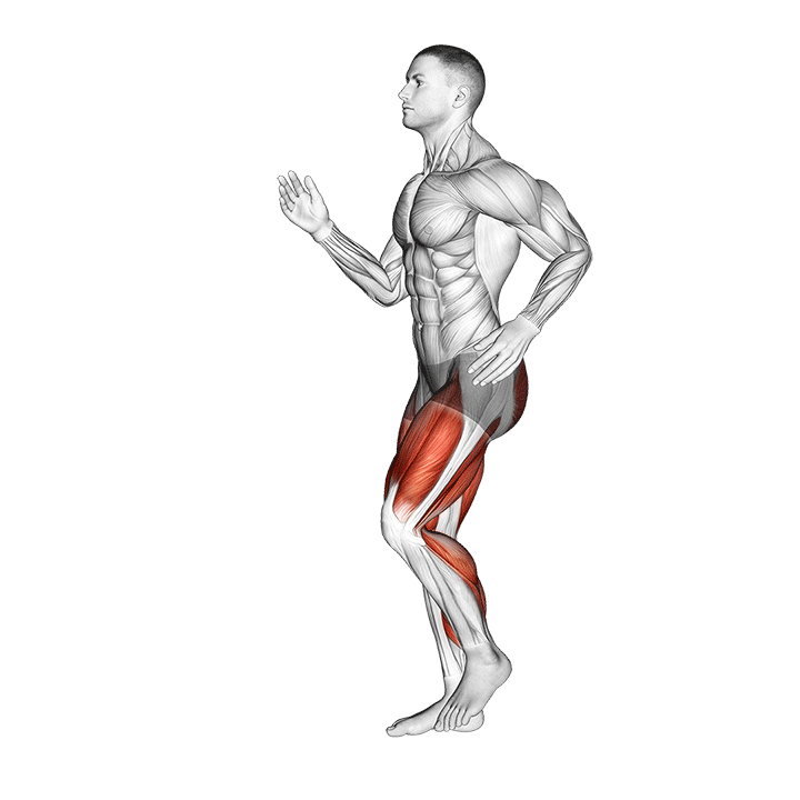 short stride run demonstration